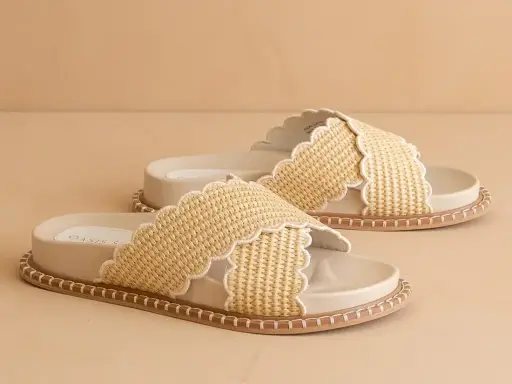 The Fabby Raffia Slide